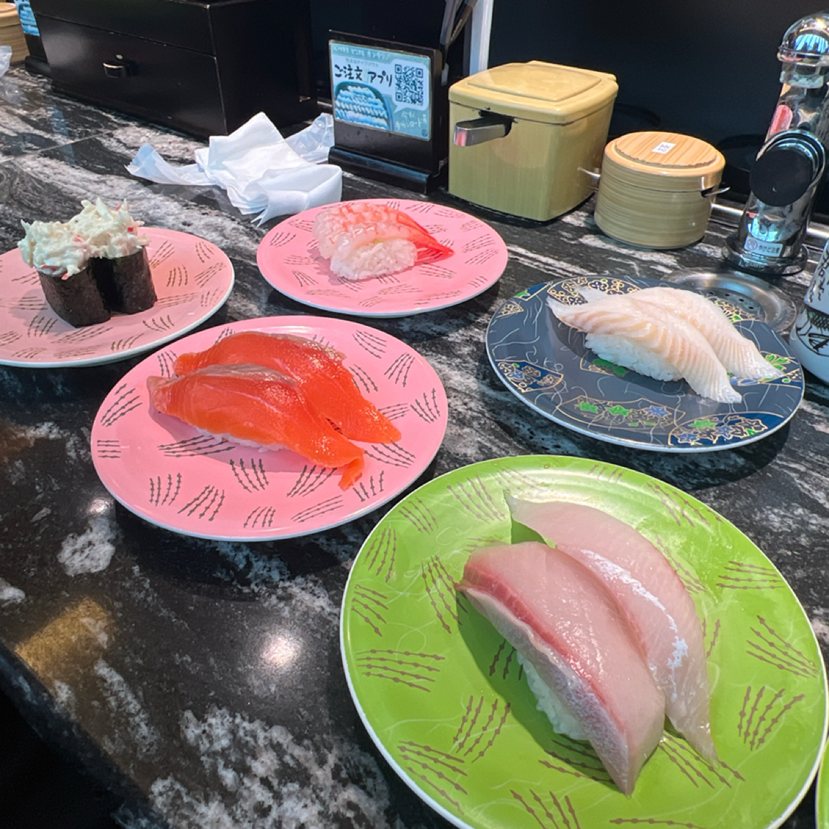 回転寿司 根室花まる 銀座店 のレストランの写真： by七咪 