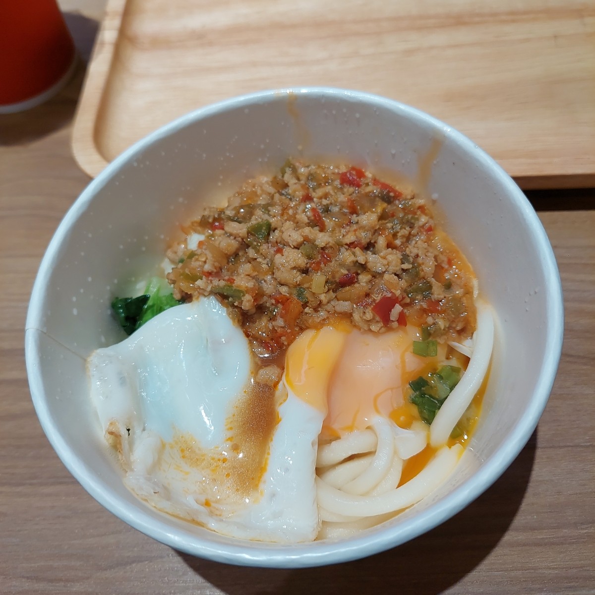 Meal image of 朝氣美濃商行 台北永春店: 剁椒醬拌麵 shot by 永遠的新手