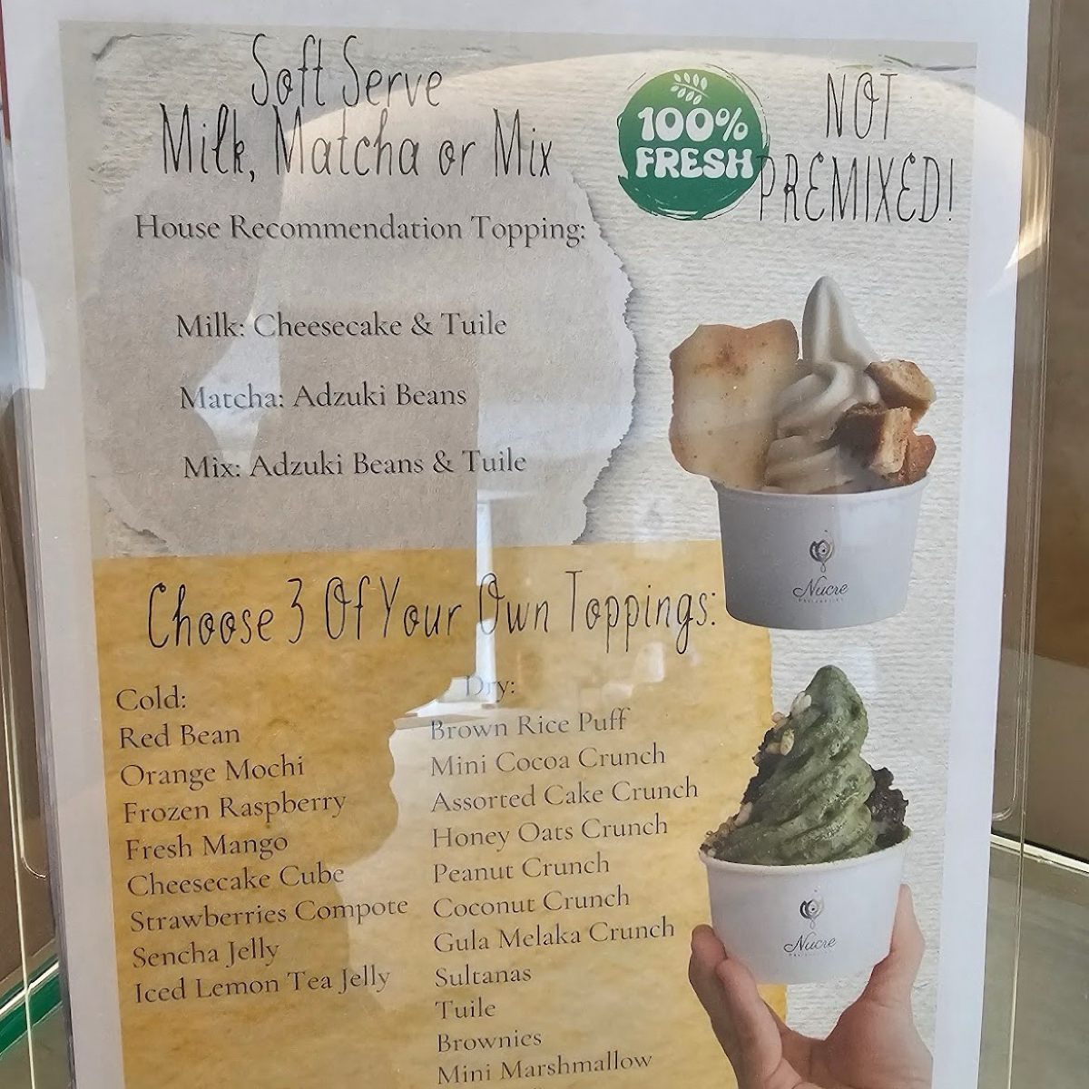 Menu image of Nucre Patisseries:  shot by Dixon
