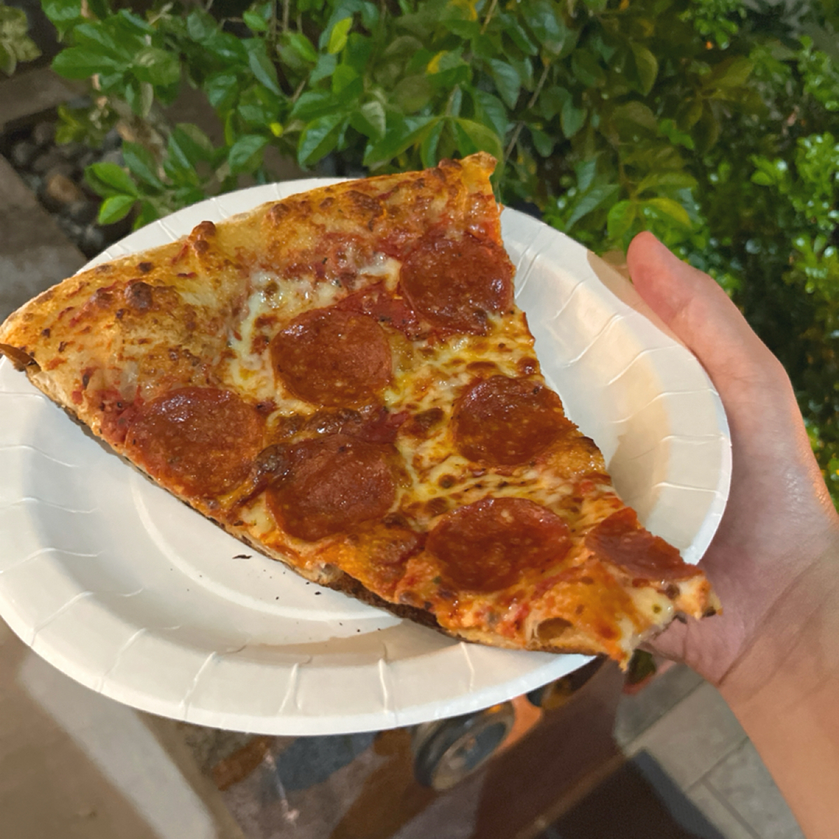 The Slice Shop のレストランの写真：美式臘腸，比起起司味道又更豐富了一些。不過個人覺得有點鹹（雖然美式臘腸就是那麼鹹🤣 by阿官 