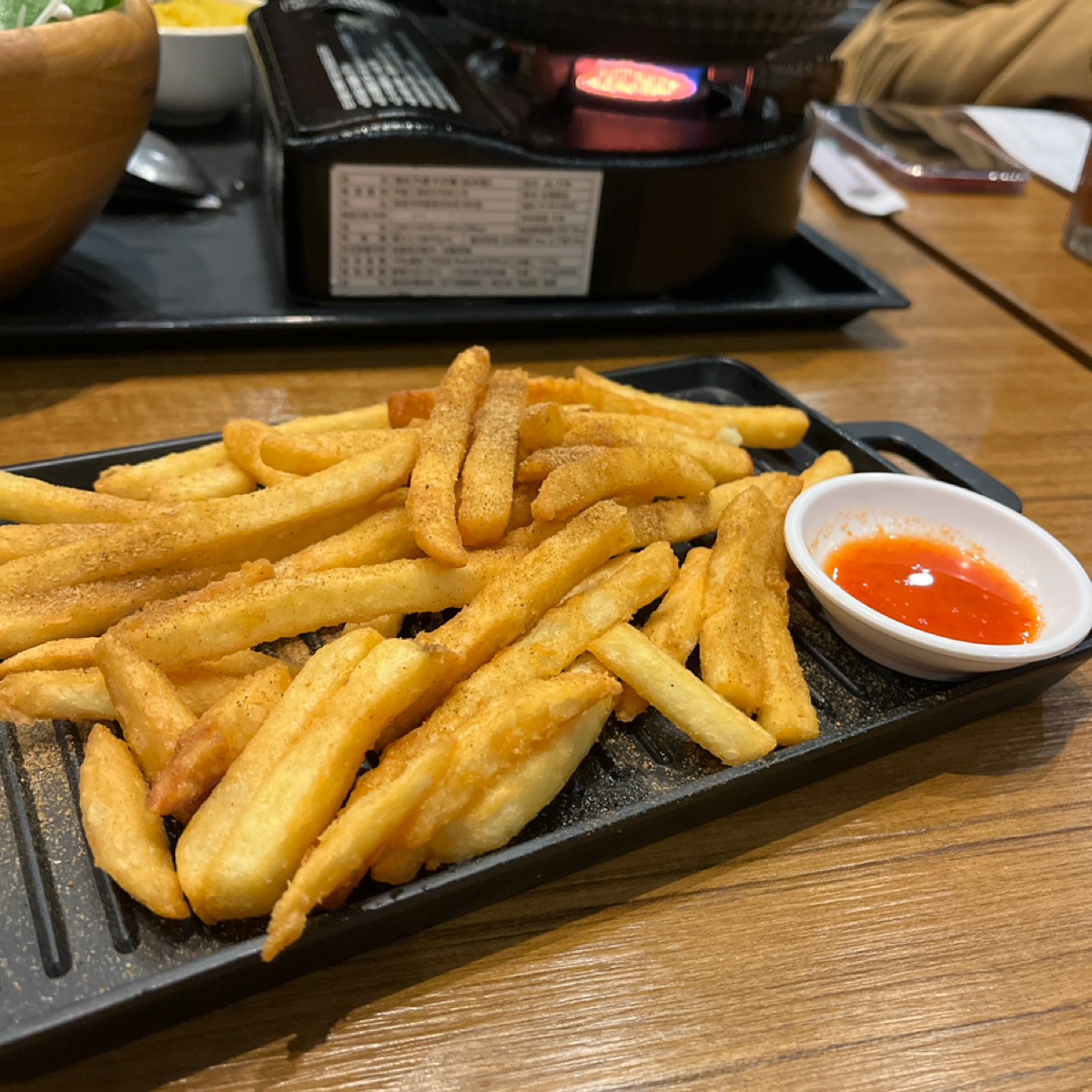 Meal image of 熱浪島南洋蔬食茶堂 員林店: 椒麻薯條$150 shot by Qoo