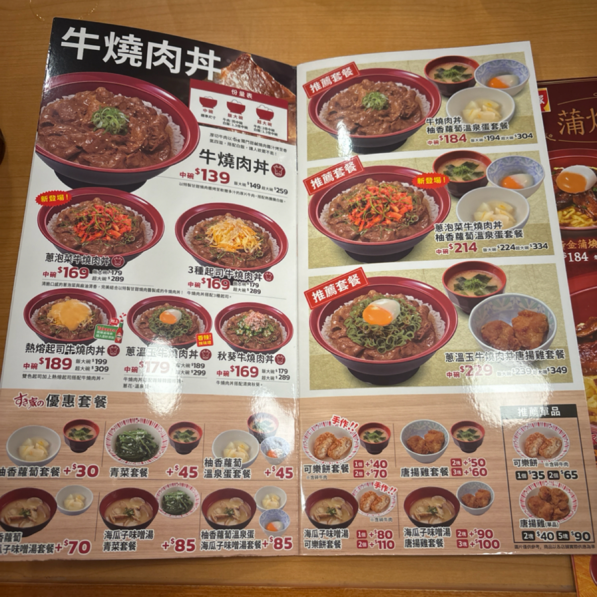 Menu image of すき家Sukiya  高鐵台中店:  shot by Brenda
