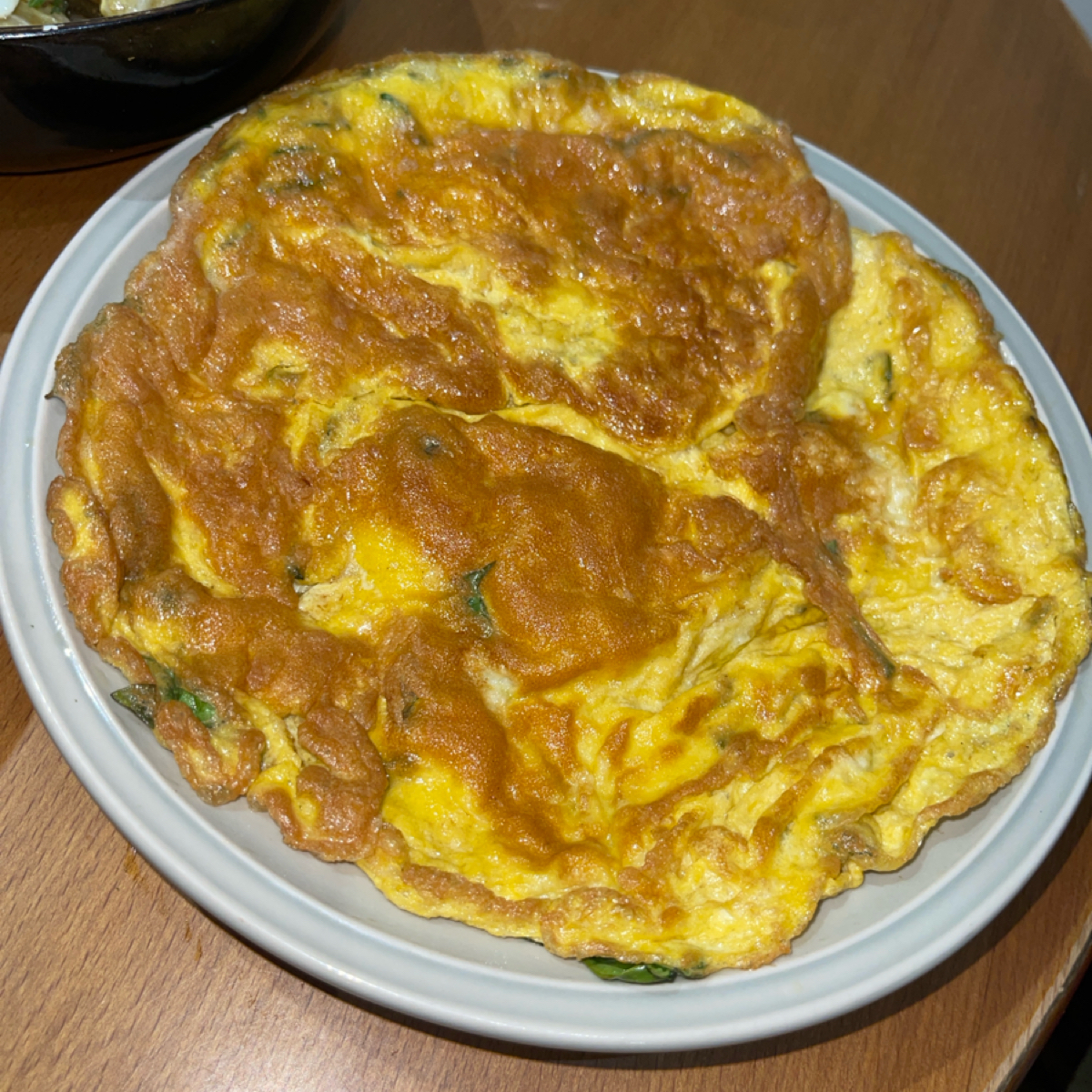 Meal image of 金香Jin pang: - 塔香烘蛋 $120 shot by 等下吃什麼