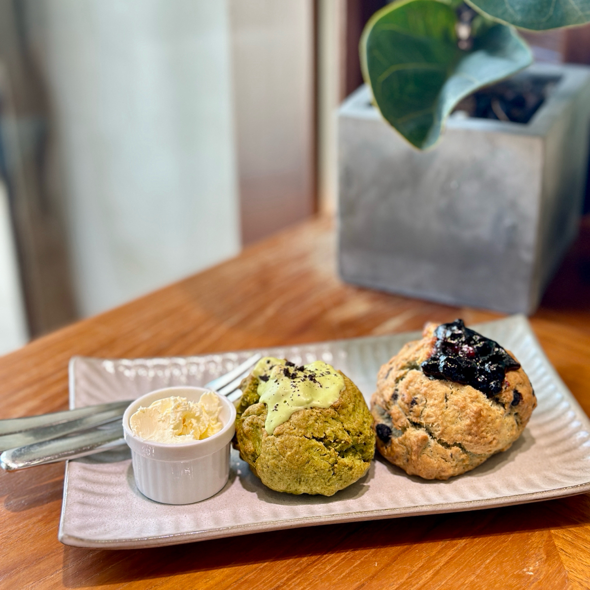 雨林Scone&amp;Coffee 司康專賣店 的餐點圖片： 由晨晨 拍攝