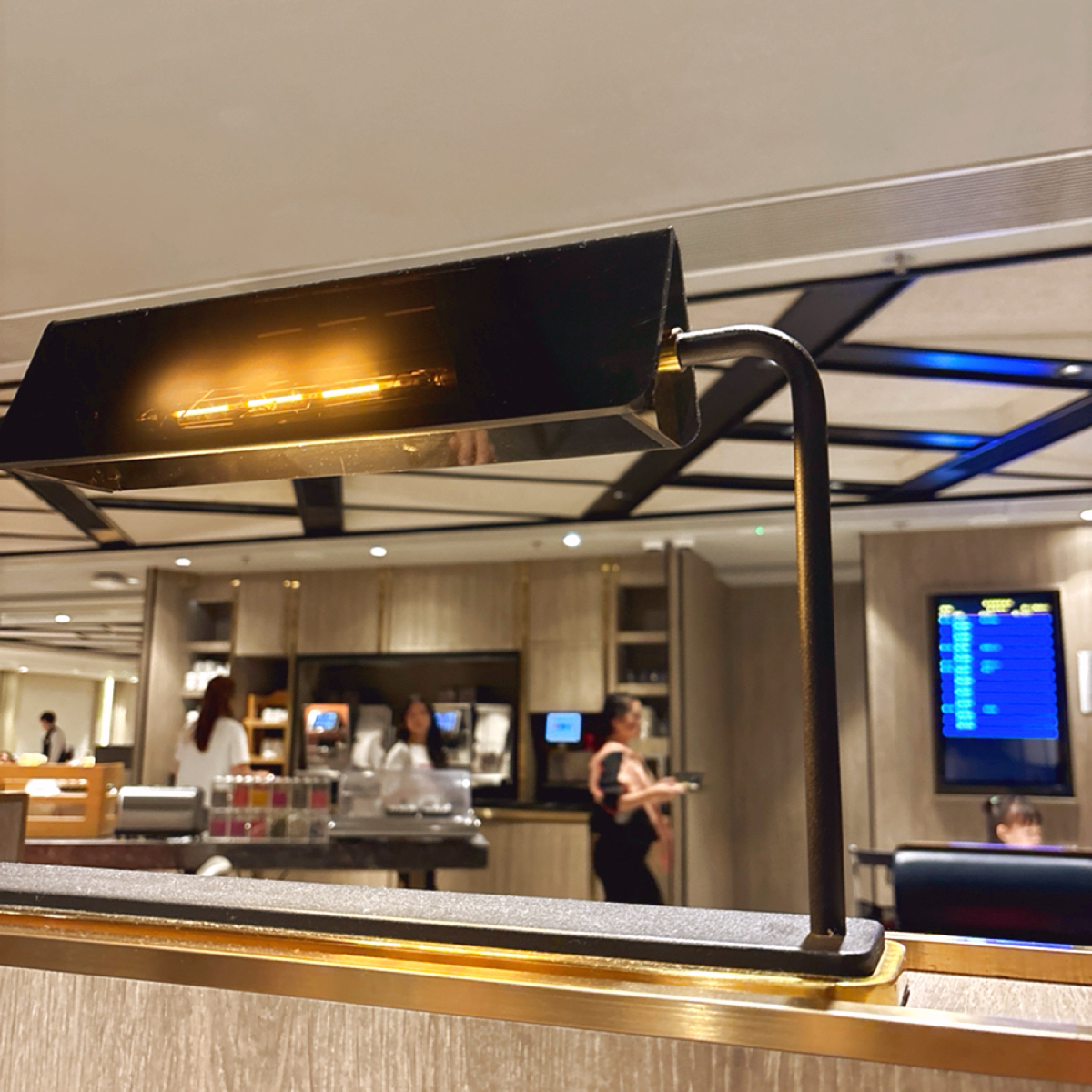 Vibe image of Plaza Premium Lounge: As we pass through the unassuming entrance, a worl shot by 2QT2BSTR8