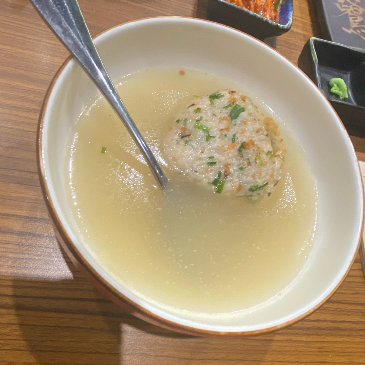 一鷺Express日式燒物專門店 的餐點圖片：雞濃湯飯糰茶泡飯 由美食肥之豬 拍攝