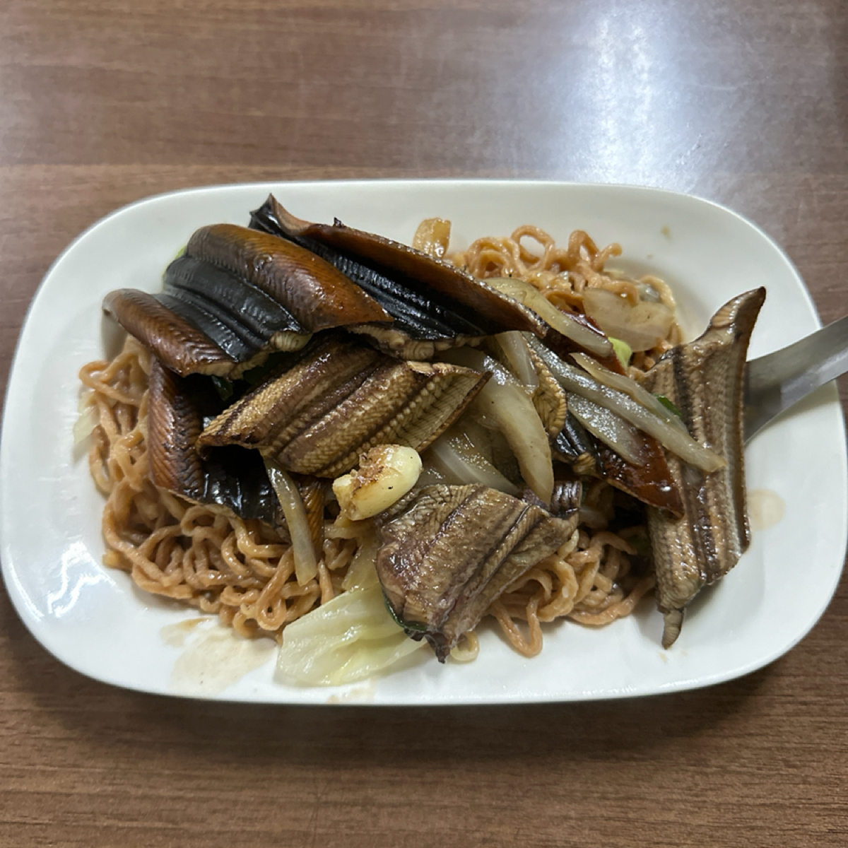 Meal image of 城邊真味鱔魚意麵: 乾炒鱔魚意麵 shot by Luna一枚小吃貨