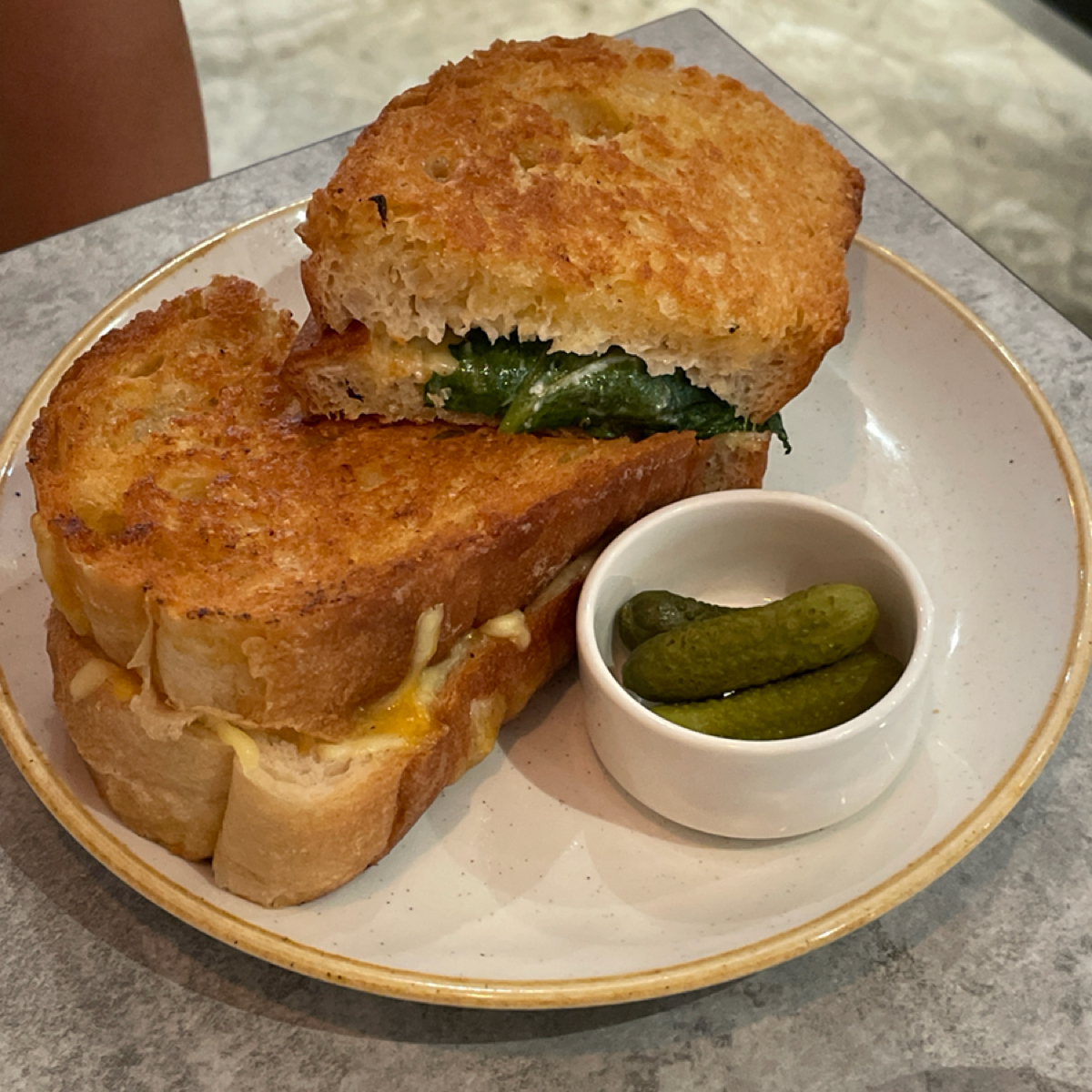 Supranormal Bakery Cafe 天母店 的餐點圖片：蘑菇熔岩起司三明治&#x2F; TWD290 由Zoey 拍攝
