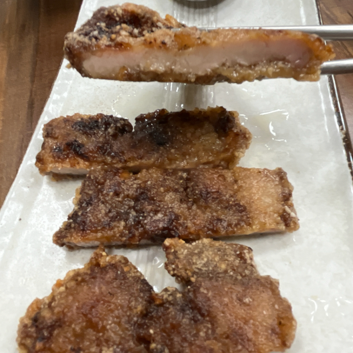 蔬喜丼 的餐點圖片：排骨 由珍珠奶綠 拍攝