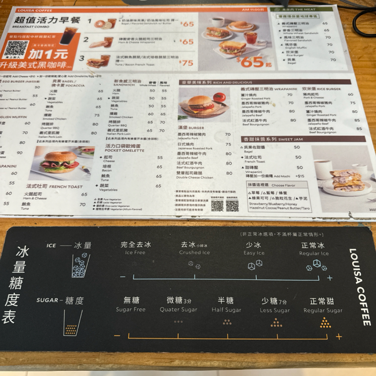 Louisa Coffee 路易．莎咖啡(蘆竹南福門市) 的菜單圖片：早餐菜單 由Susu 拍攝