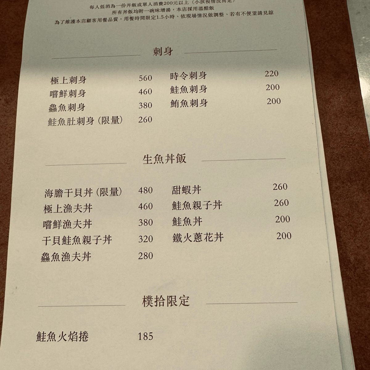 Menu image of 樸拾: 07&#x2F;19 主食類菜單拍攝 shot by 雙樹 — 新營美食 嘉義美食
