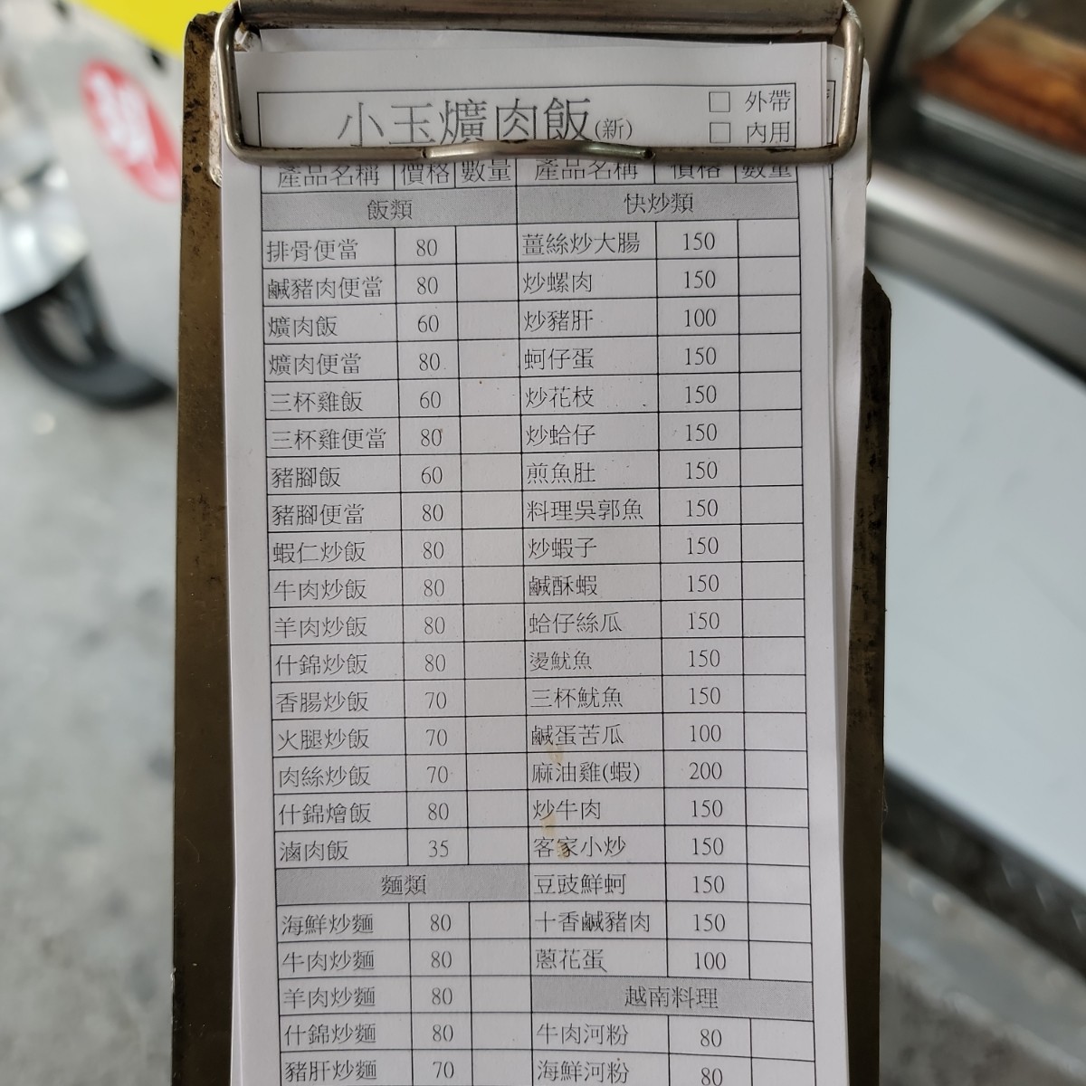 Menu image of 小玉爌肉飯:  shot by Leo