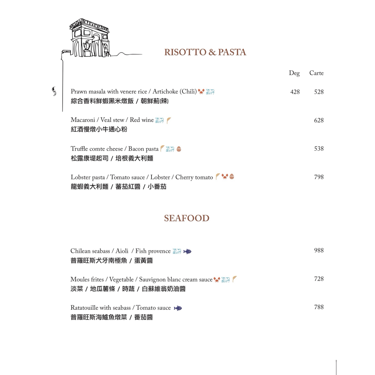 Menu image of Seasons by olivier e.:  shot by 吃貨想自由