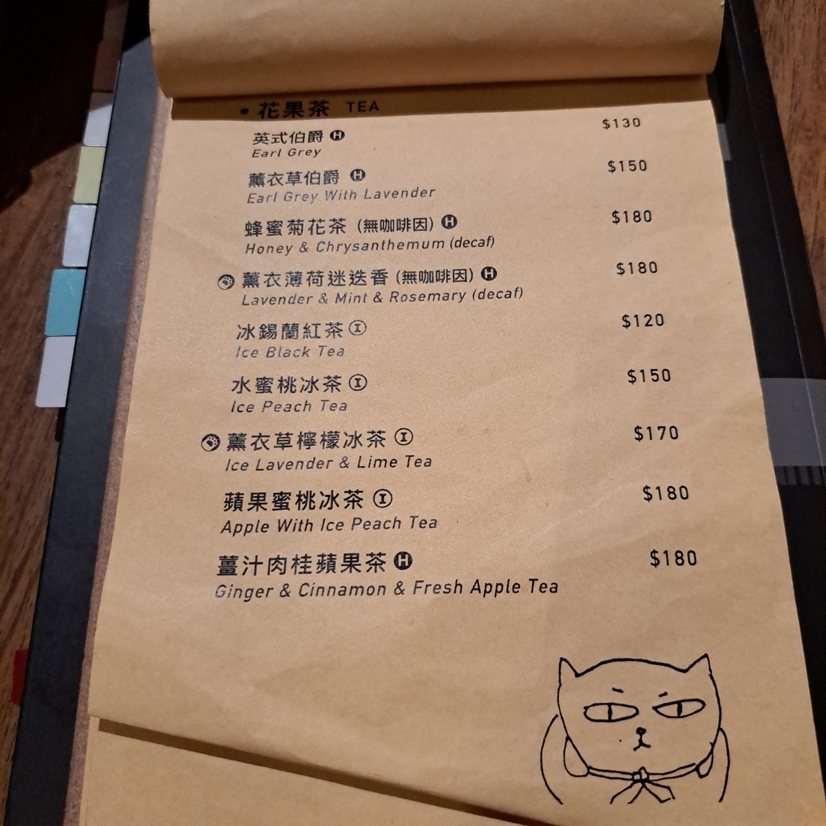 Menu image of 貓妝自家烘焙咖啡館:  shot by Year
