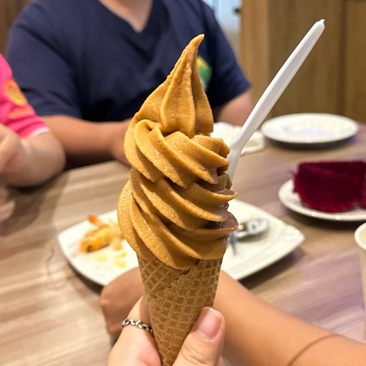 Meal image of 牛釜山牛排 金馬店: 泰式奶茶霜淇淋🍦 shot by 艾瑪