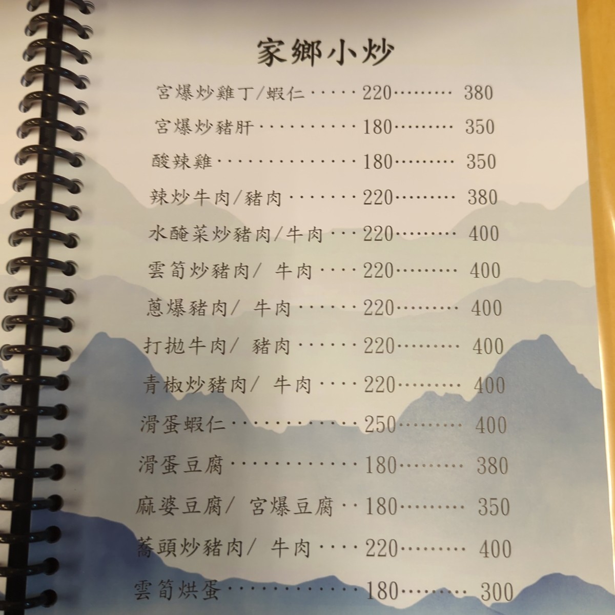 Menu image of 雲南小館:  shot by 美食玩很大