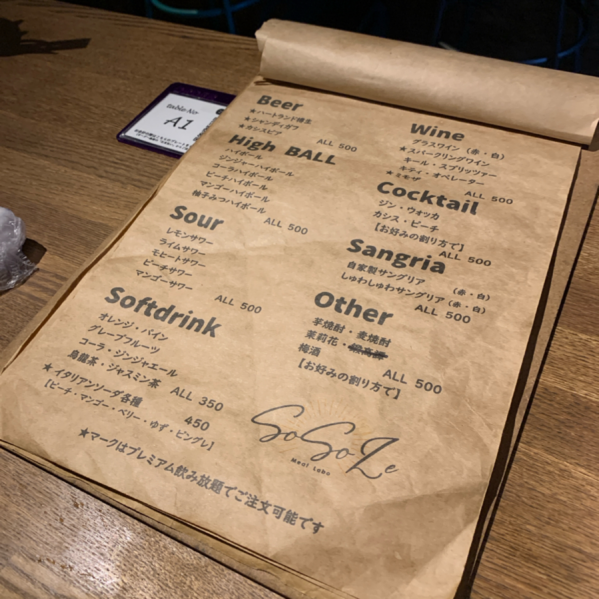 Menu image of Meat Labo SOSOLE 中崎町店: 目人 shot by shoko