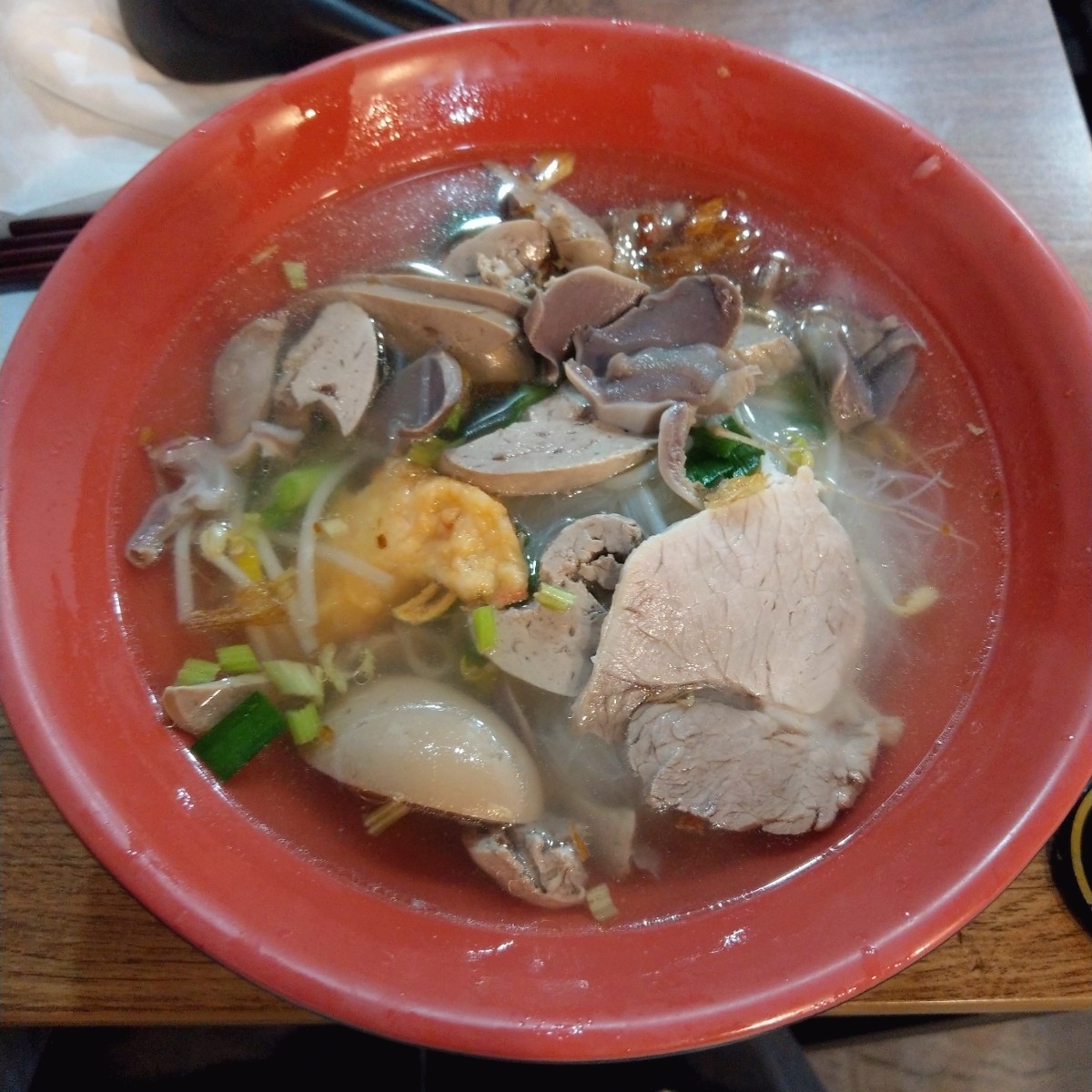 Meal image of 建弘雞肉飯 忠孝店: 下水冬粉 $110 shot by IN老師