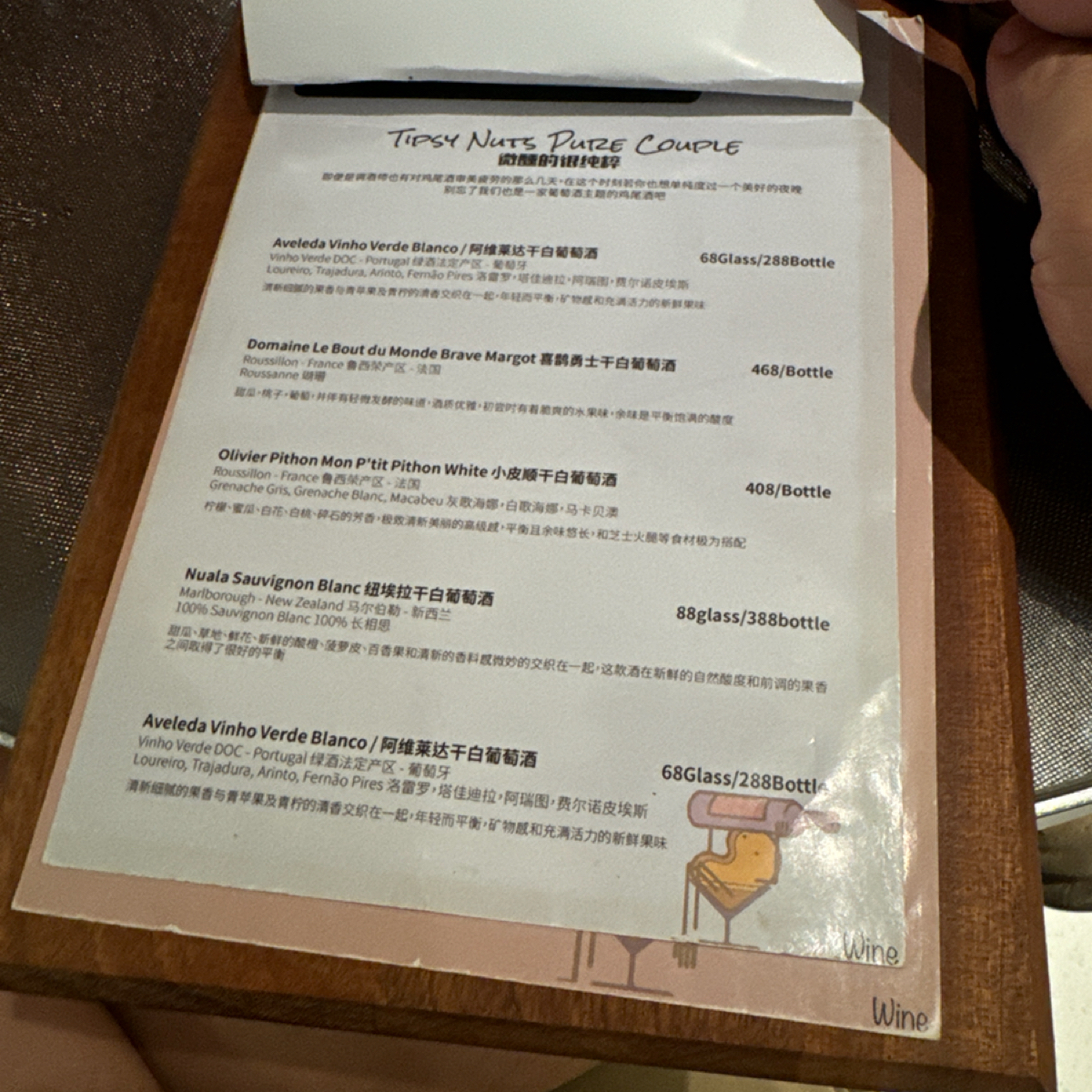 Menu image of Tipsy Nuts:  shot by 不能被老婆發現