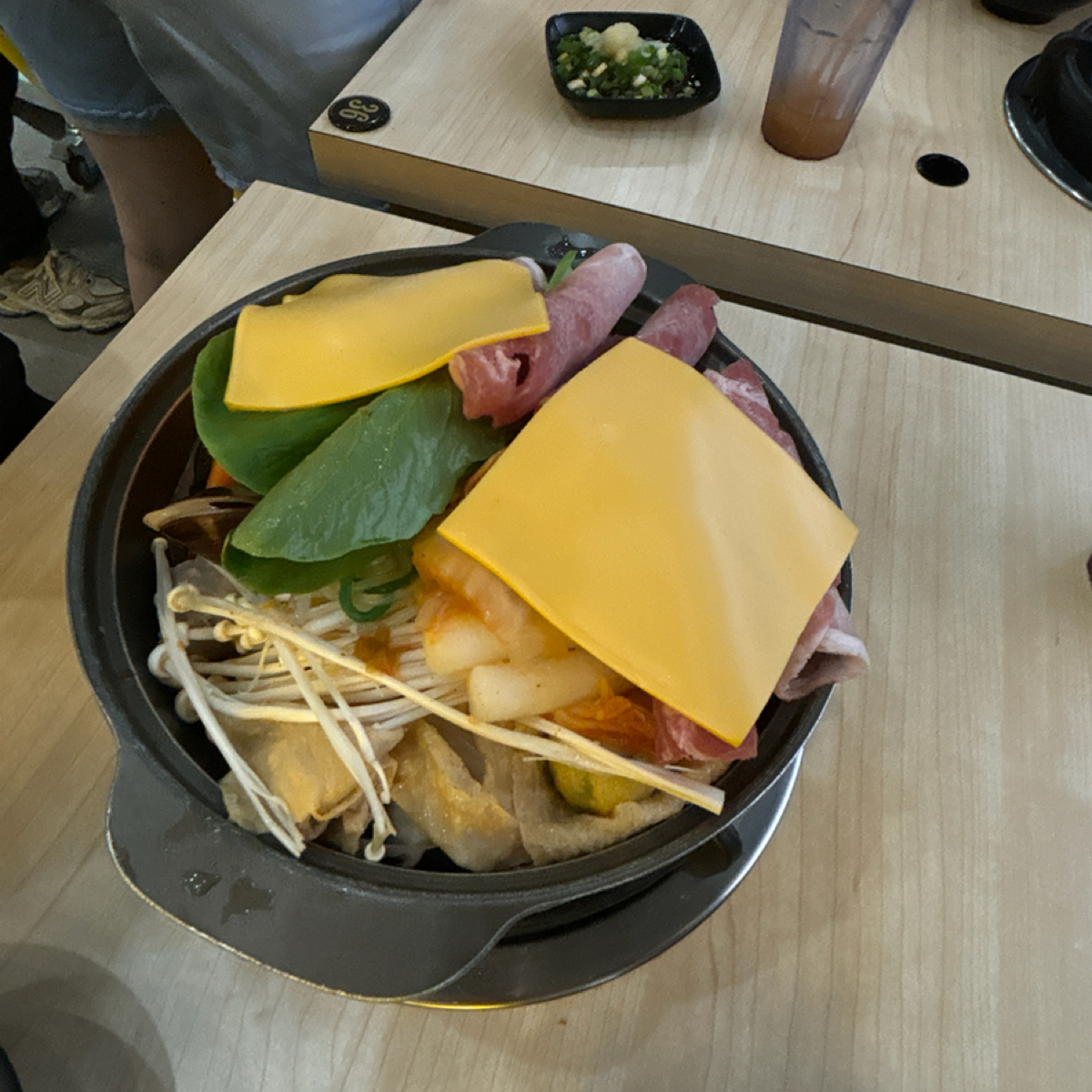 Meal image of 攪攪風味小火鍋 桃園八德店: 部隊鍋 shot by 米妮