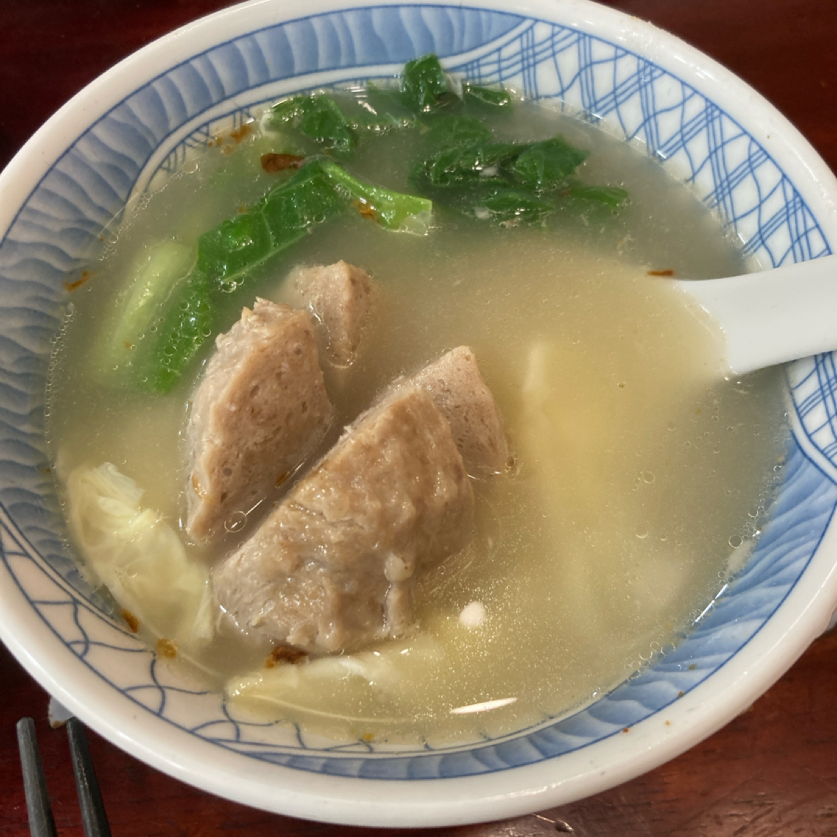 Meal image of 東引快刀手 光復店: 蛋花貢丸湯 shot by 小蛙