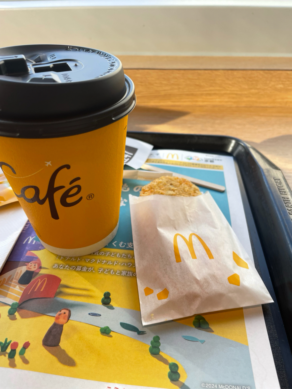 Meal image of マクドナルド 烏丸五条店: 奶茶和薯餅 shot by 乃子過日子