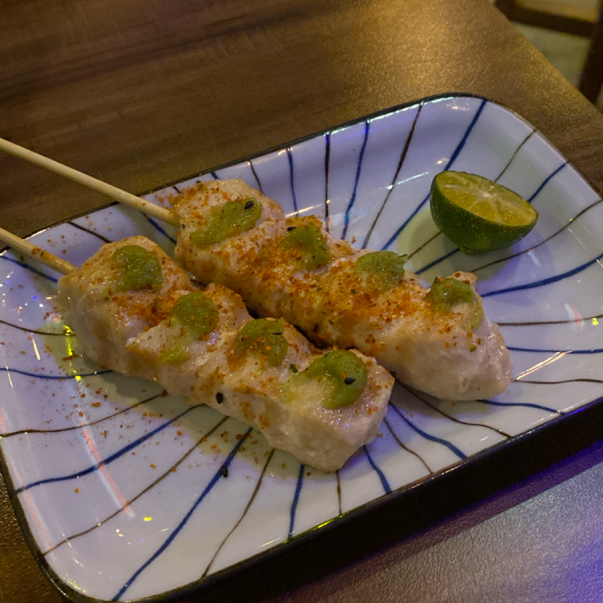 Meal image of 酉時串燒·酒場いざかや: ▪️哇沙米雞胸肉 $130
這款蠻小一隻 shot by 阿鈴s食