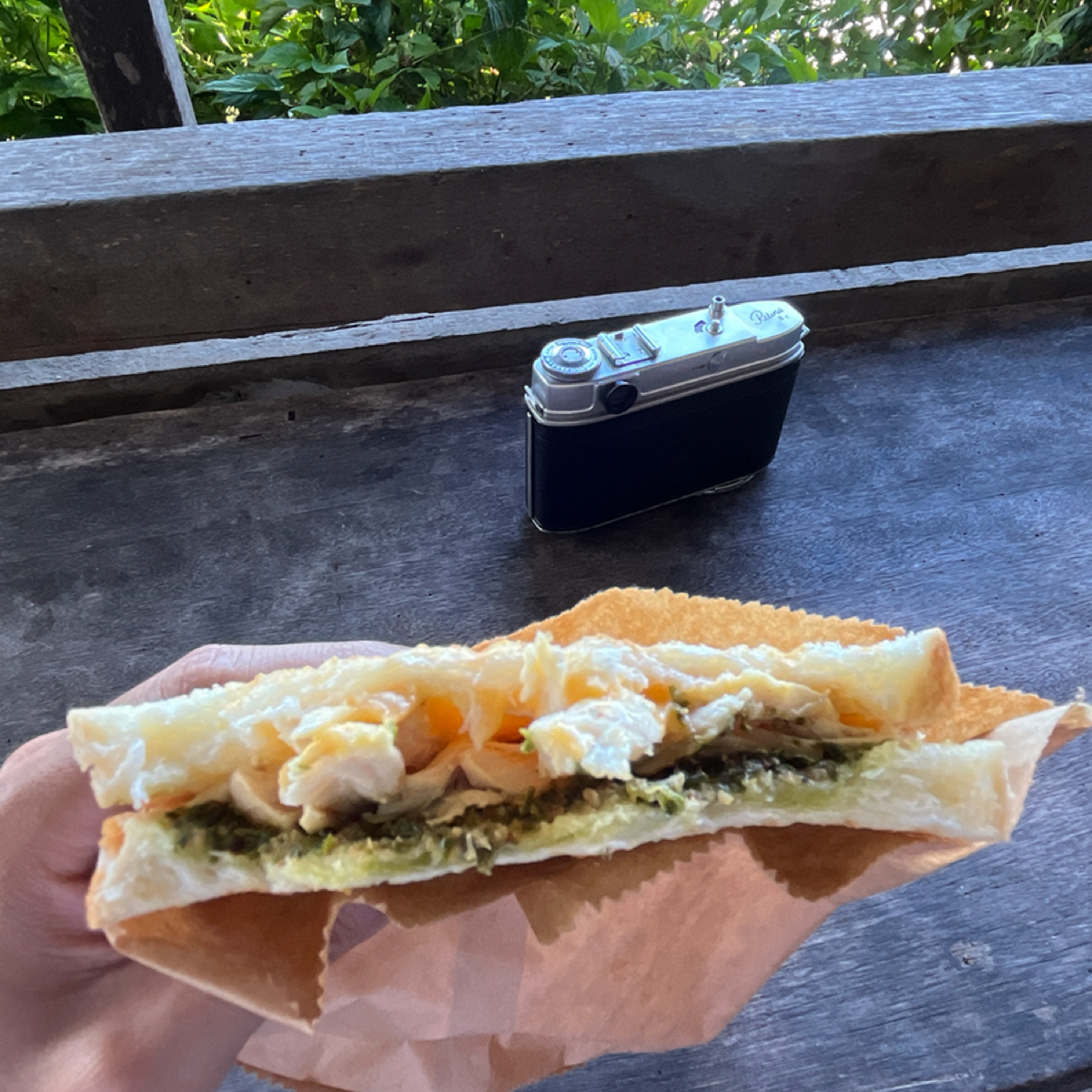 阿力給早餐店 的餐點圖片：熱壓吐司也很好吃。 由Yo 拍攝