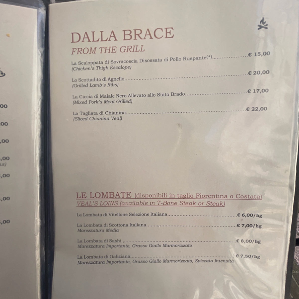 Menu image of La Fortezza Restaurant:  shot by 乃子過日子