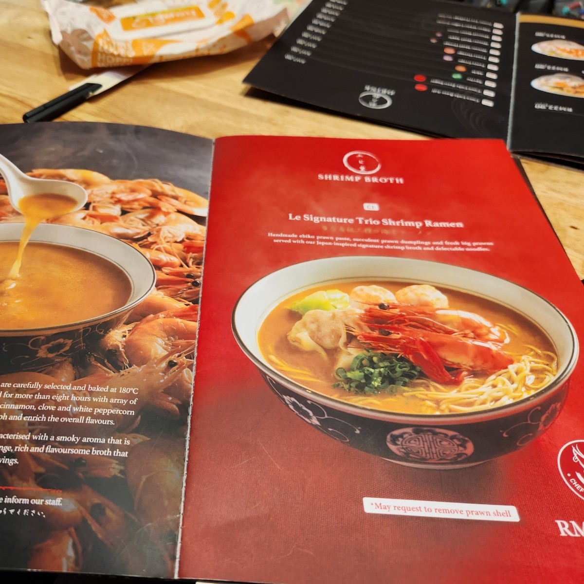 Le Shrimp Noodle Bar のメニューの写真： byblacktaiko 
