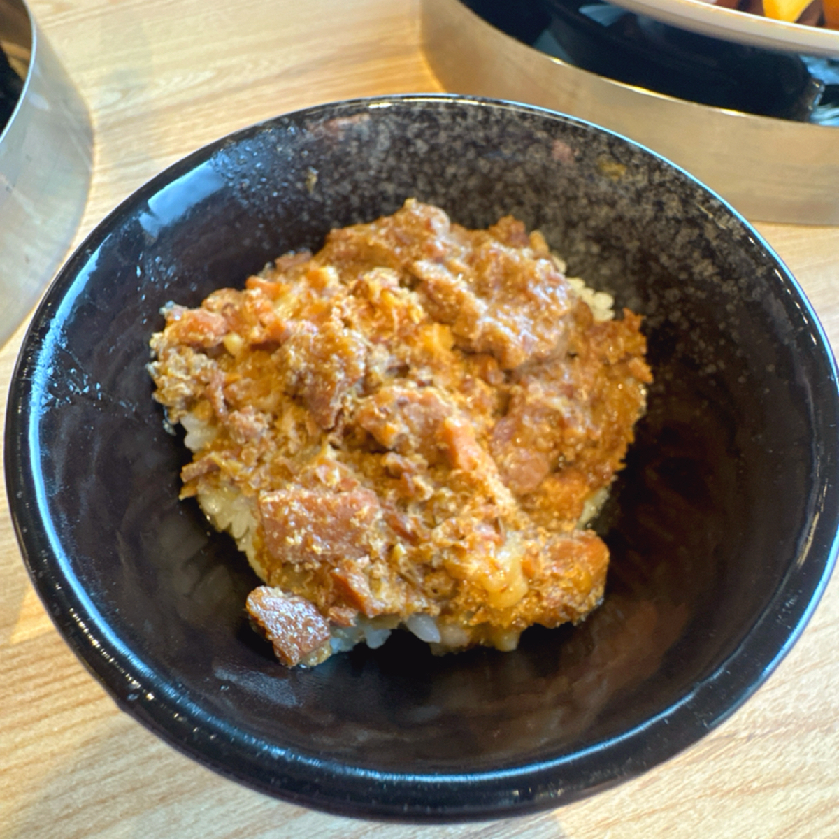 Meal image of 樂禾町壽喜燒吃到飽: 肉燥飯 shot by 跟著小胖吃胖胖
