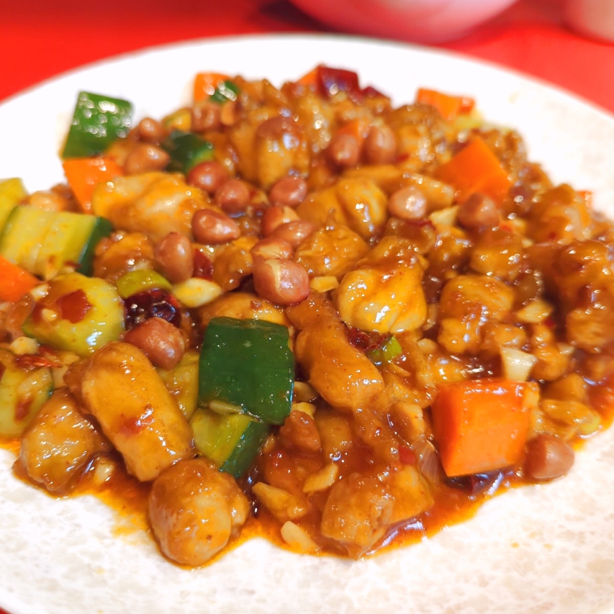 Meal image of 友间厨坊 A KITCHEN: 宫保鸡丁 Kungpao chicken shot by Y2L