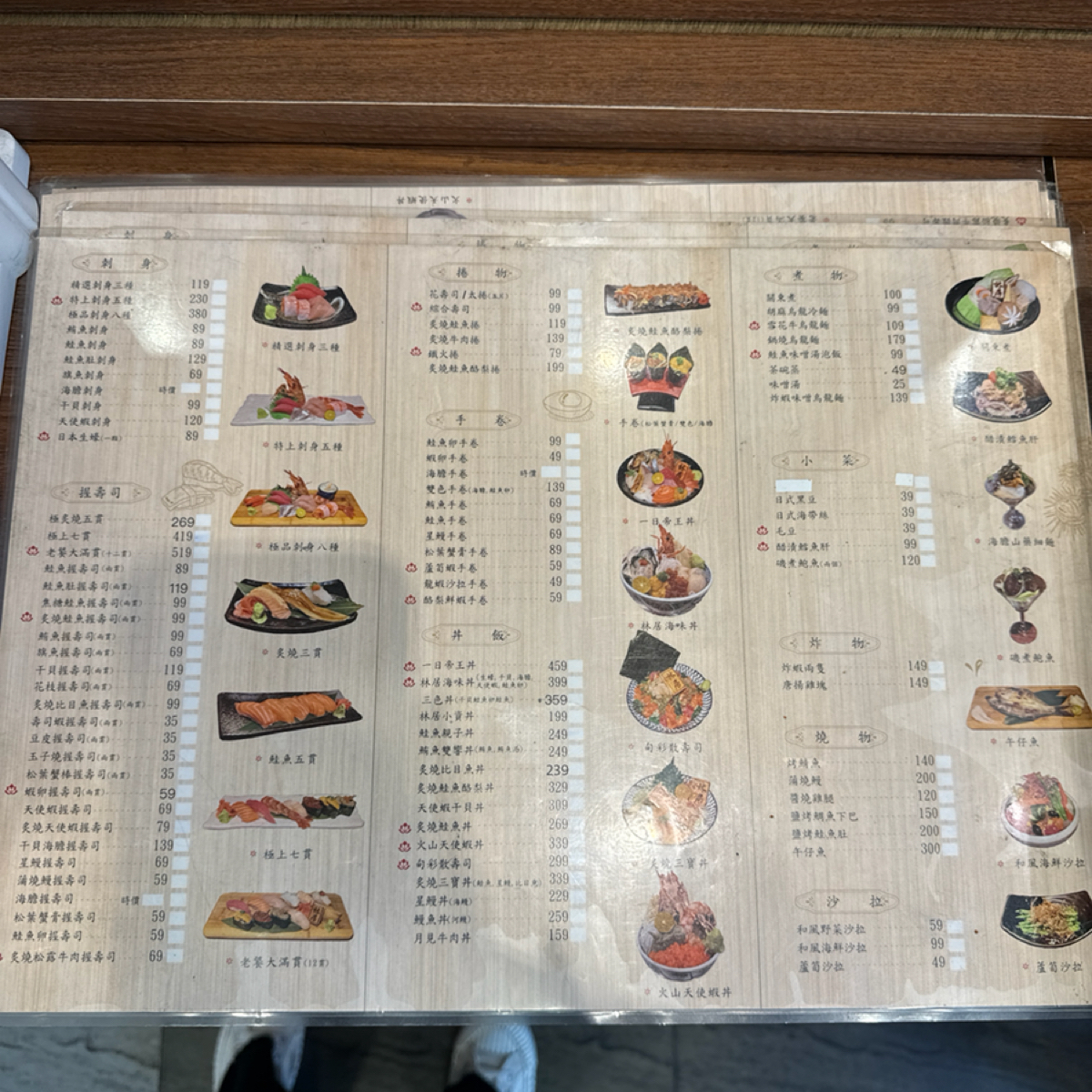 林居sushi日本料理 永吉店 的菜單圖片： 由史波蓋提 拍攝