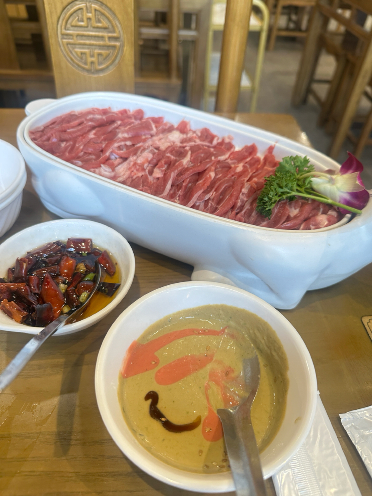 鼎源斋涮肉 南锣鼓巷店 的餐點圖片： 由DeniseWang 拍攝