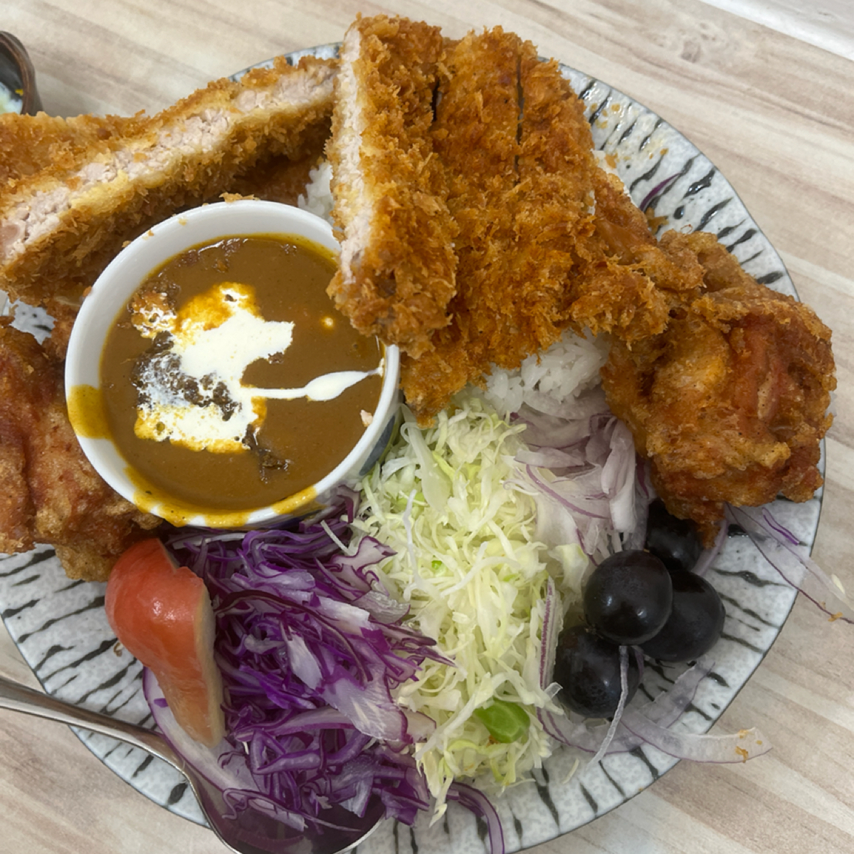 Meal image of 十巷咖哩: 雙拼咖喱$230 shot by 珍珠奶綠