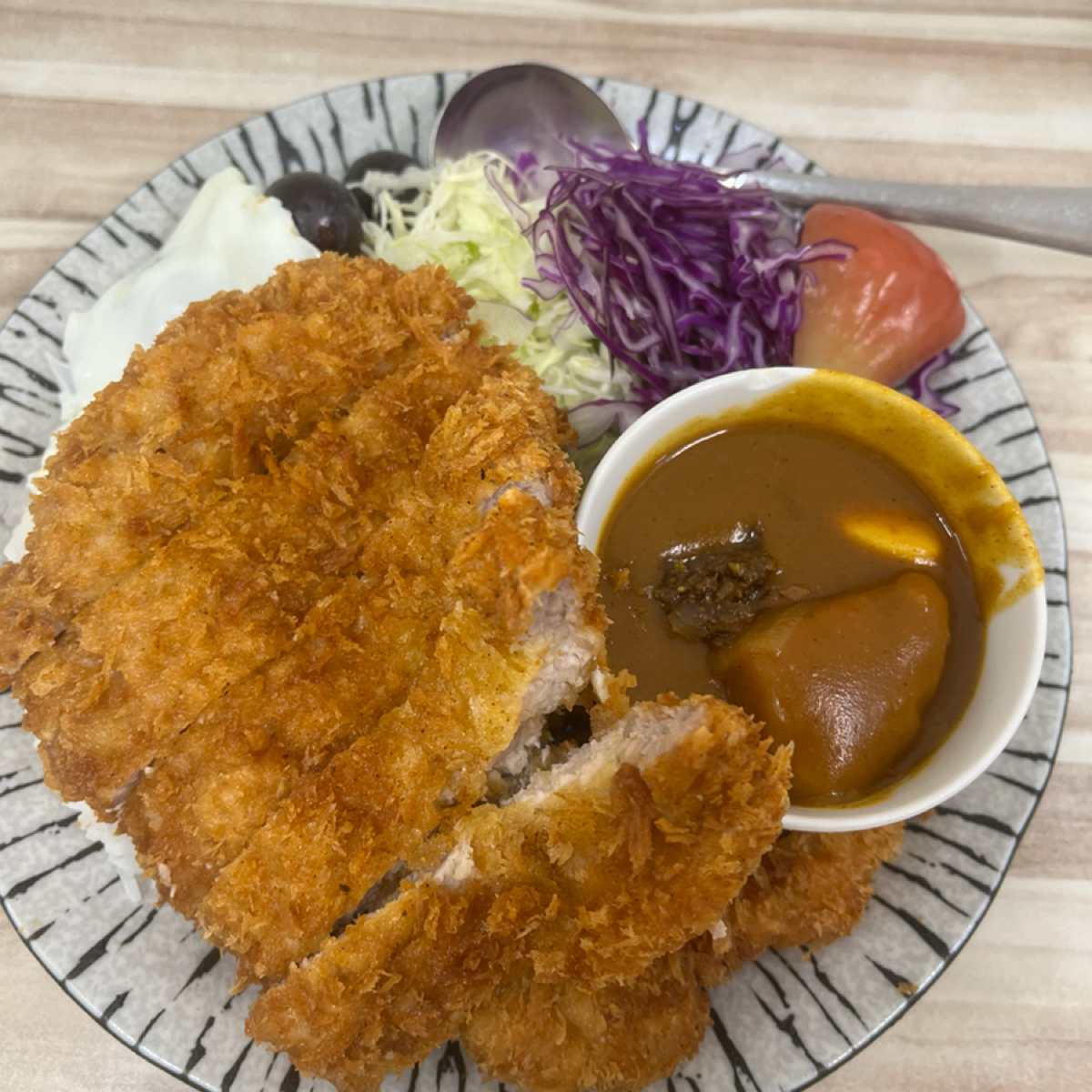 Meal image of 十巷咖哩: 豬排咖喱$200 shot by 珍珠奶綠