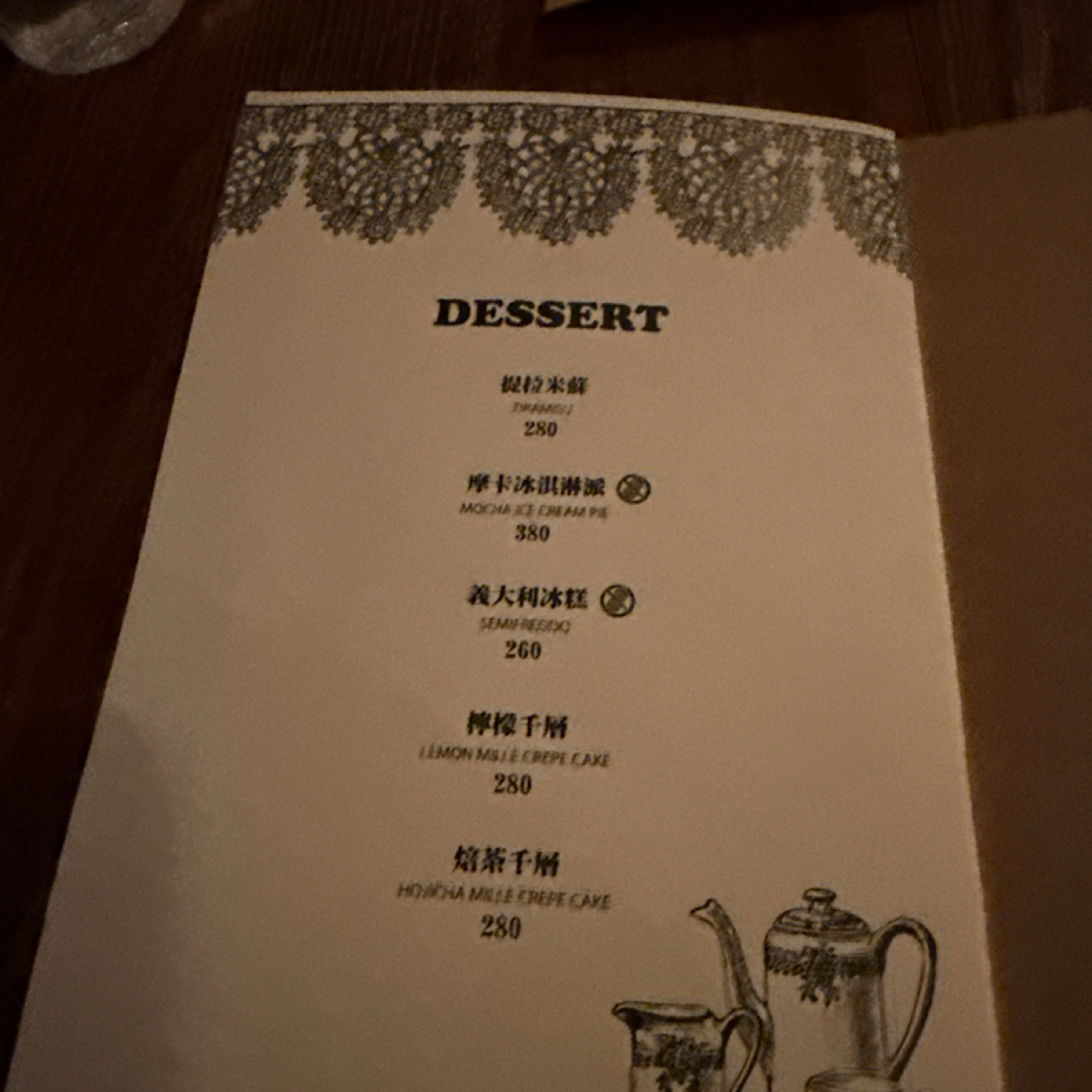 Menu image of 衣櫥餐酒館:  shot by Glen