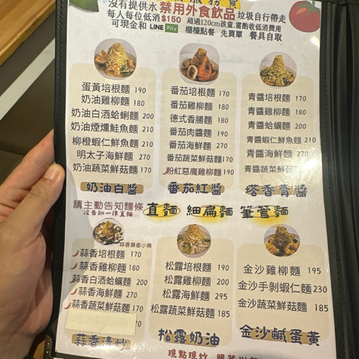 Menu image of Meet Italy 義大利麵.焗烤.燉飯: 各種義大利麵 shot by 阿波卡