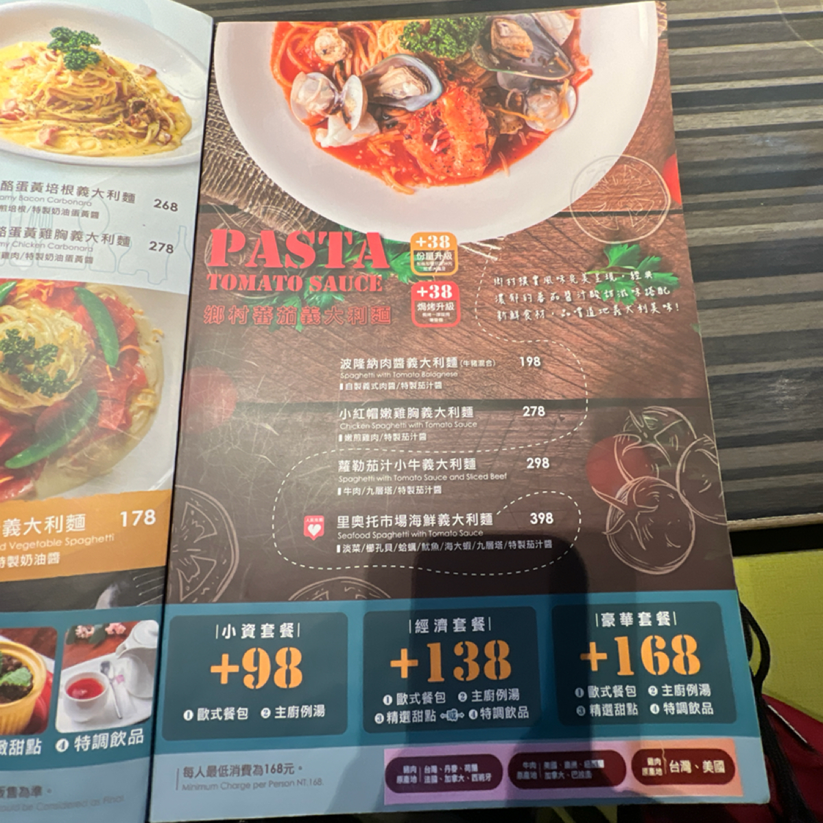Menu image of 洋城義大利餐廳 台南中正店:  shot by LESTER