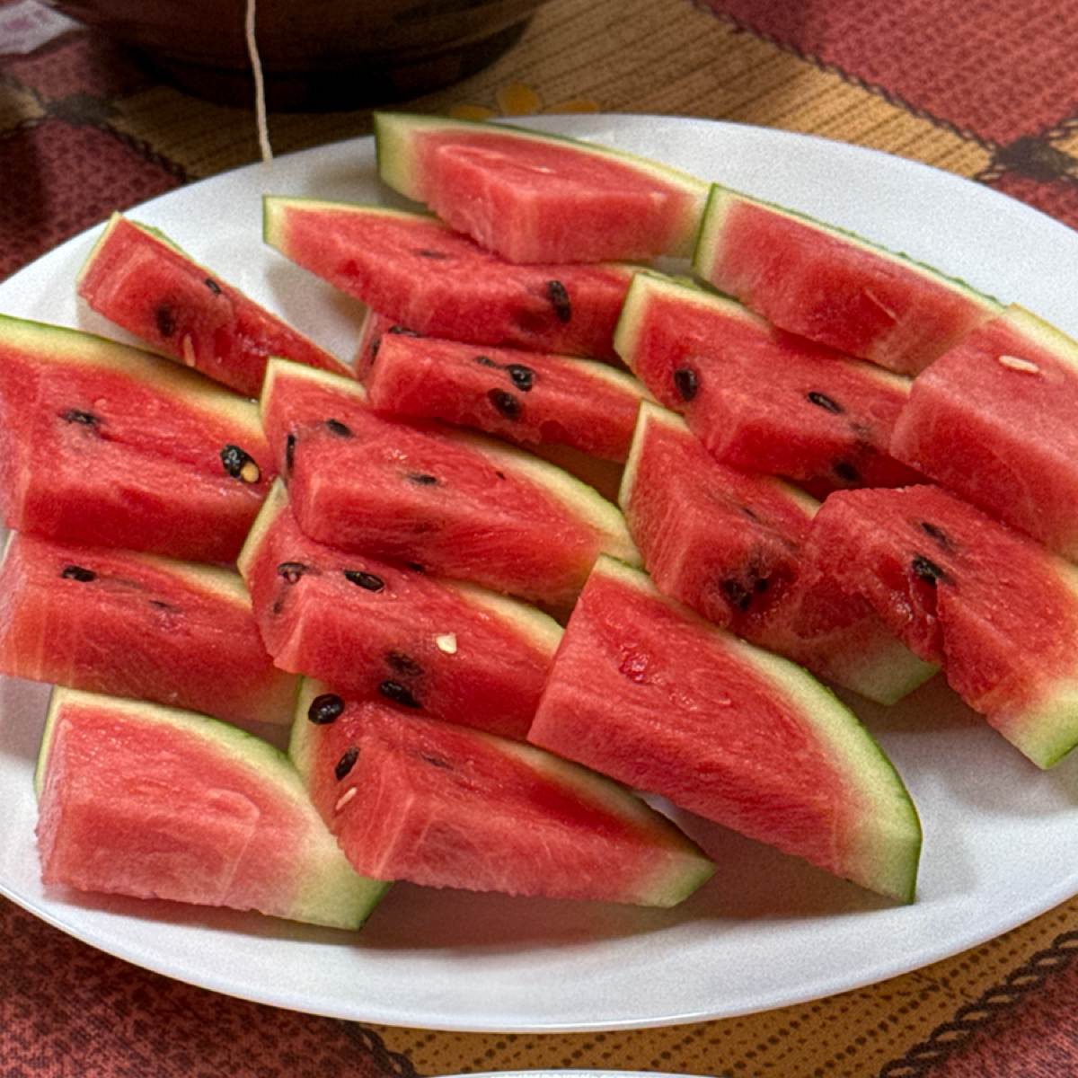 紅美小吃部 的餐點圖片：附餐水果 由Freddy Liu 拍攝