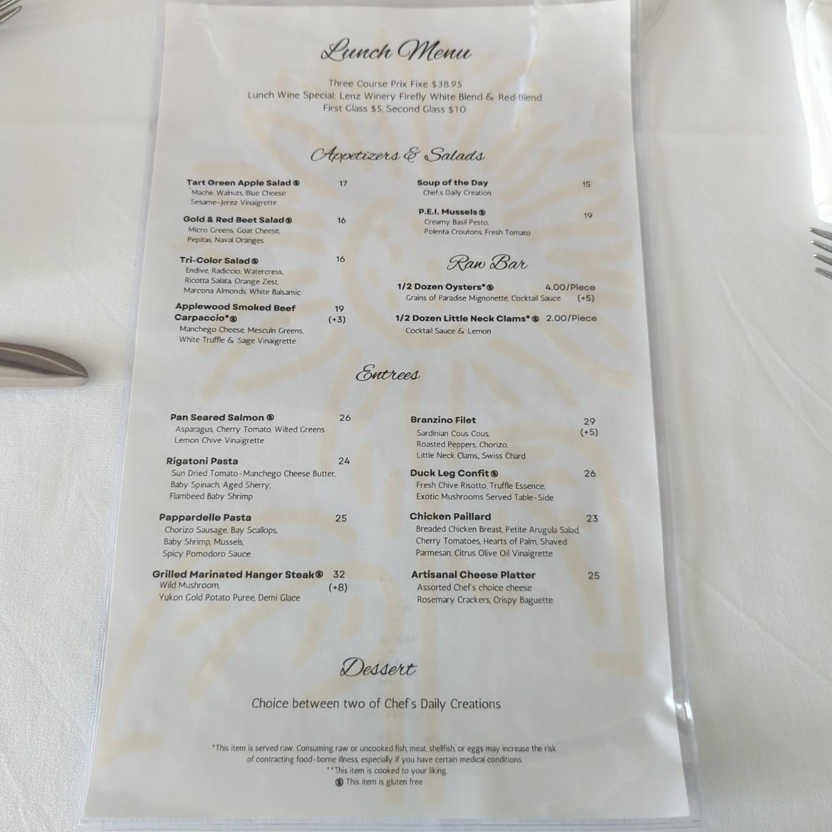 Menu image of La Plage Restaurant Wading River: La Plage Restaurant Lunch Menu shot by Geonamiable