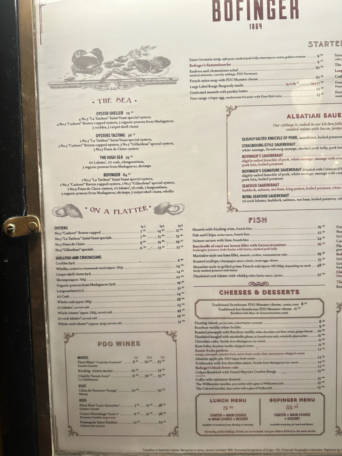 Menu image of Bofinger  :  shot by DeniseWang