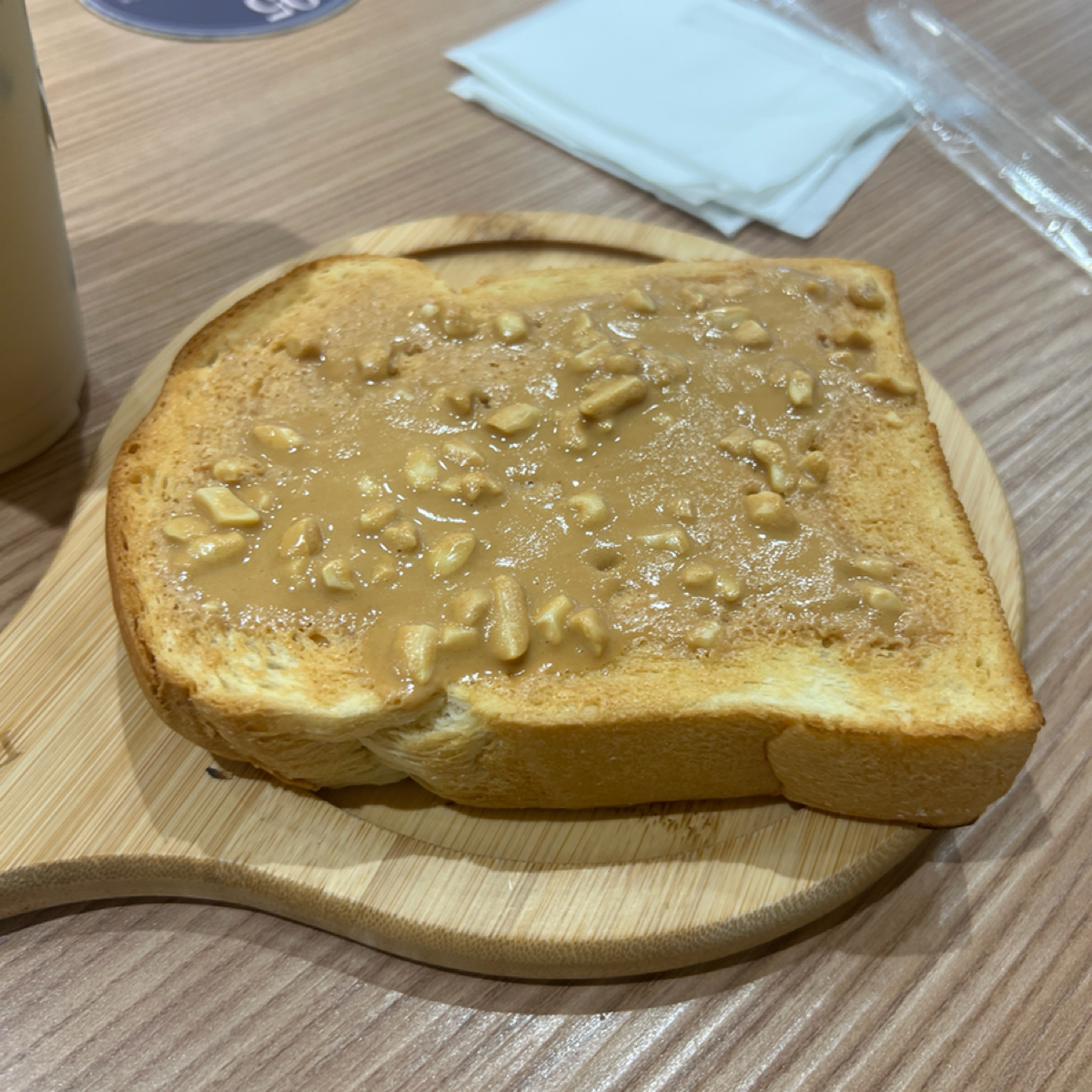 Meal image of 達利早餐Daily Breakfast 中和復興店: 顆粒花生厚片45元 shot by 七咪