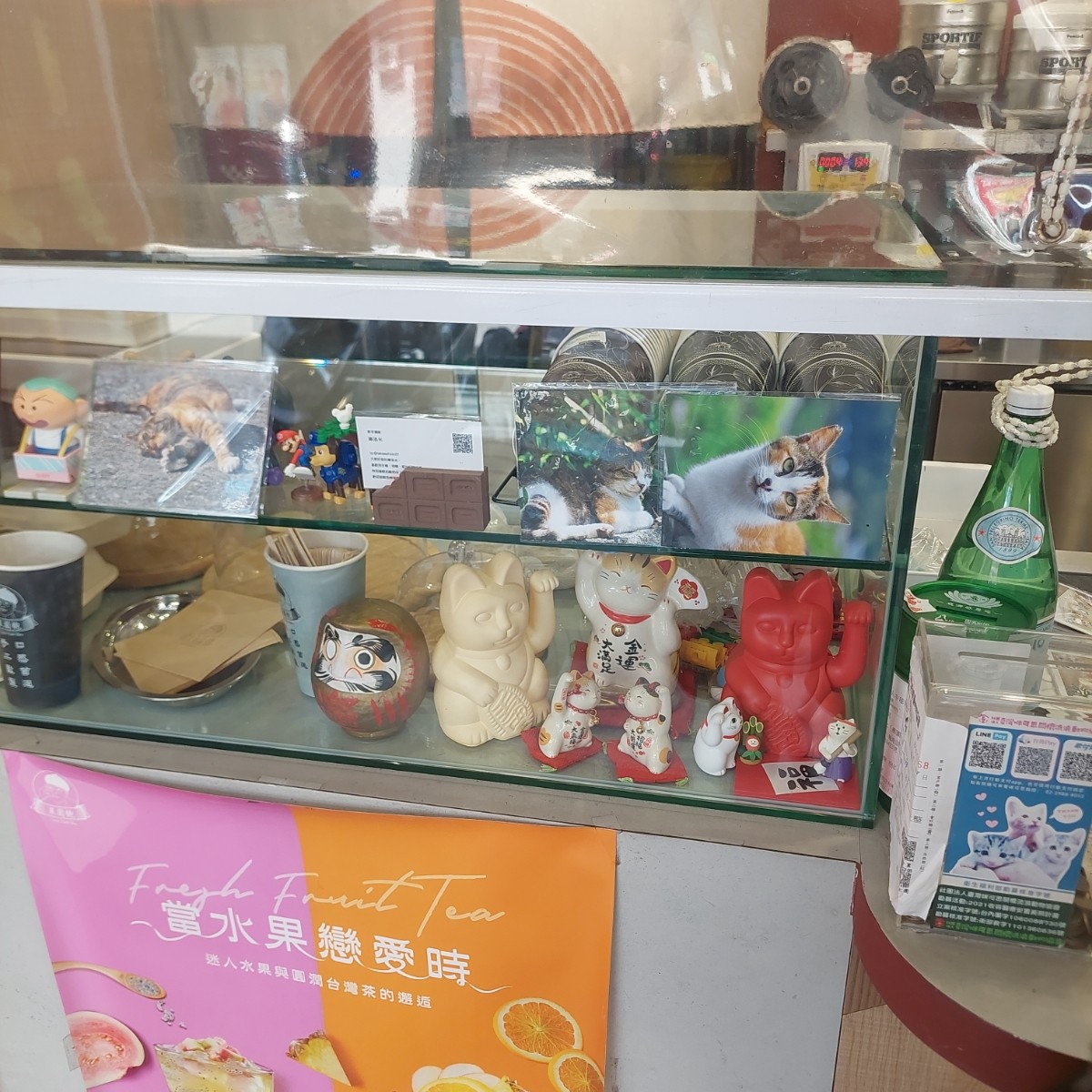 晨圓飽飲料店 の雰囲気の写真：店門一隅 by永遠的新手 