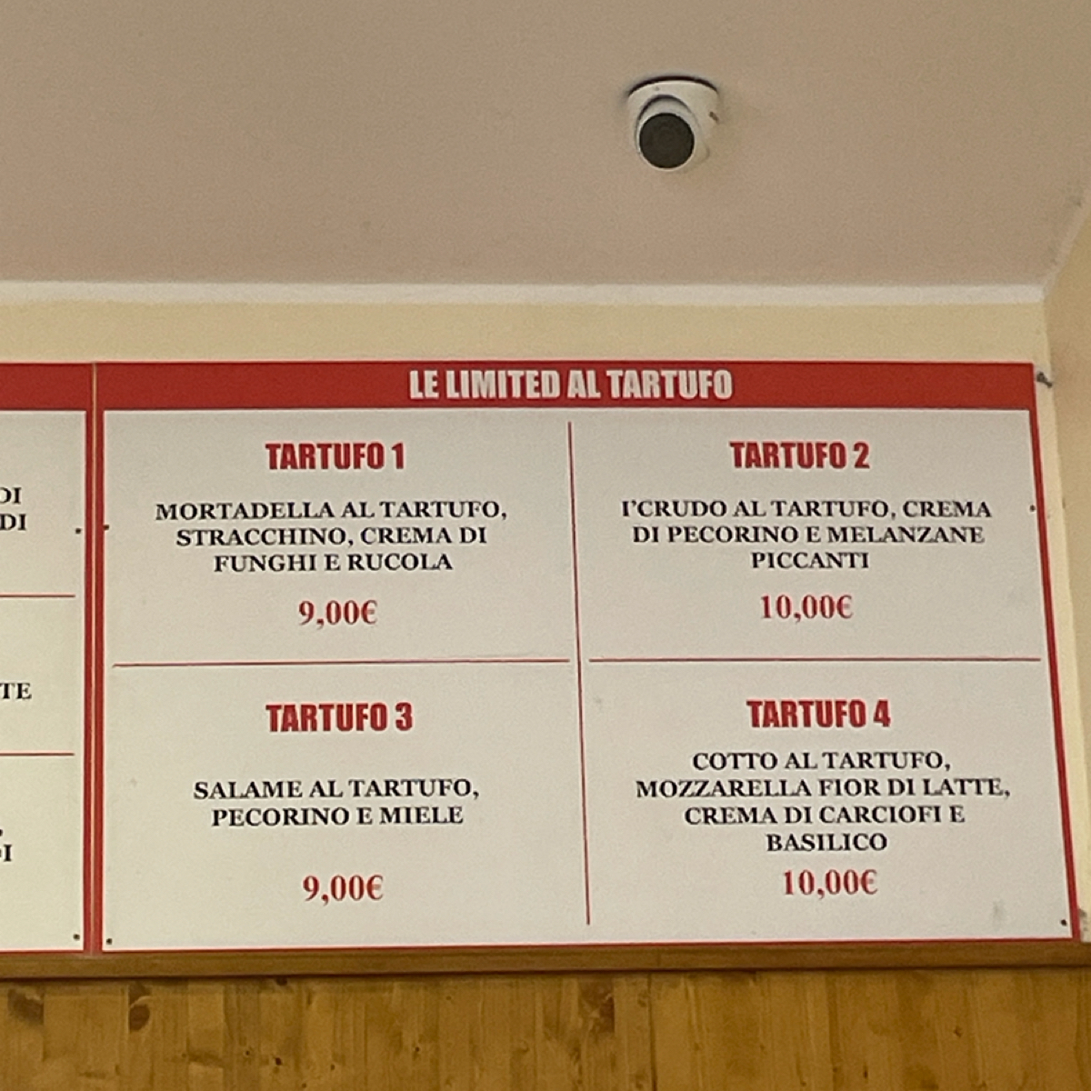 Menu image of All&#39;Antico Vinaio: 菜單 shot by 乃子過日子