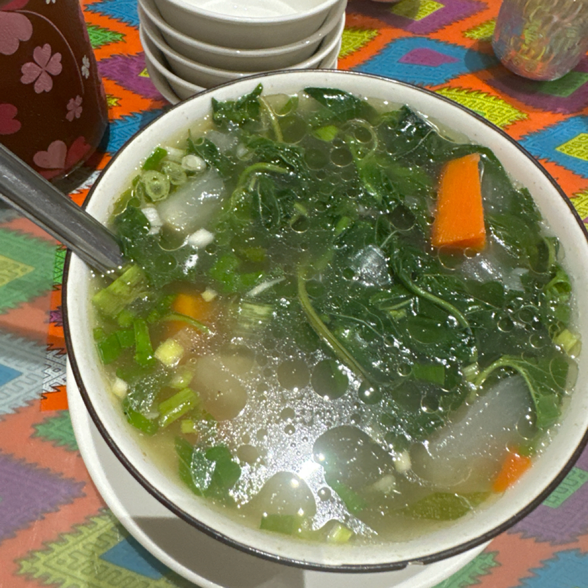 Meal image of 梁庭滇緬饗食: 野菜湯 shot by 食、動、健康