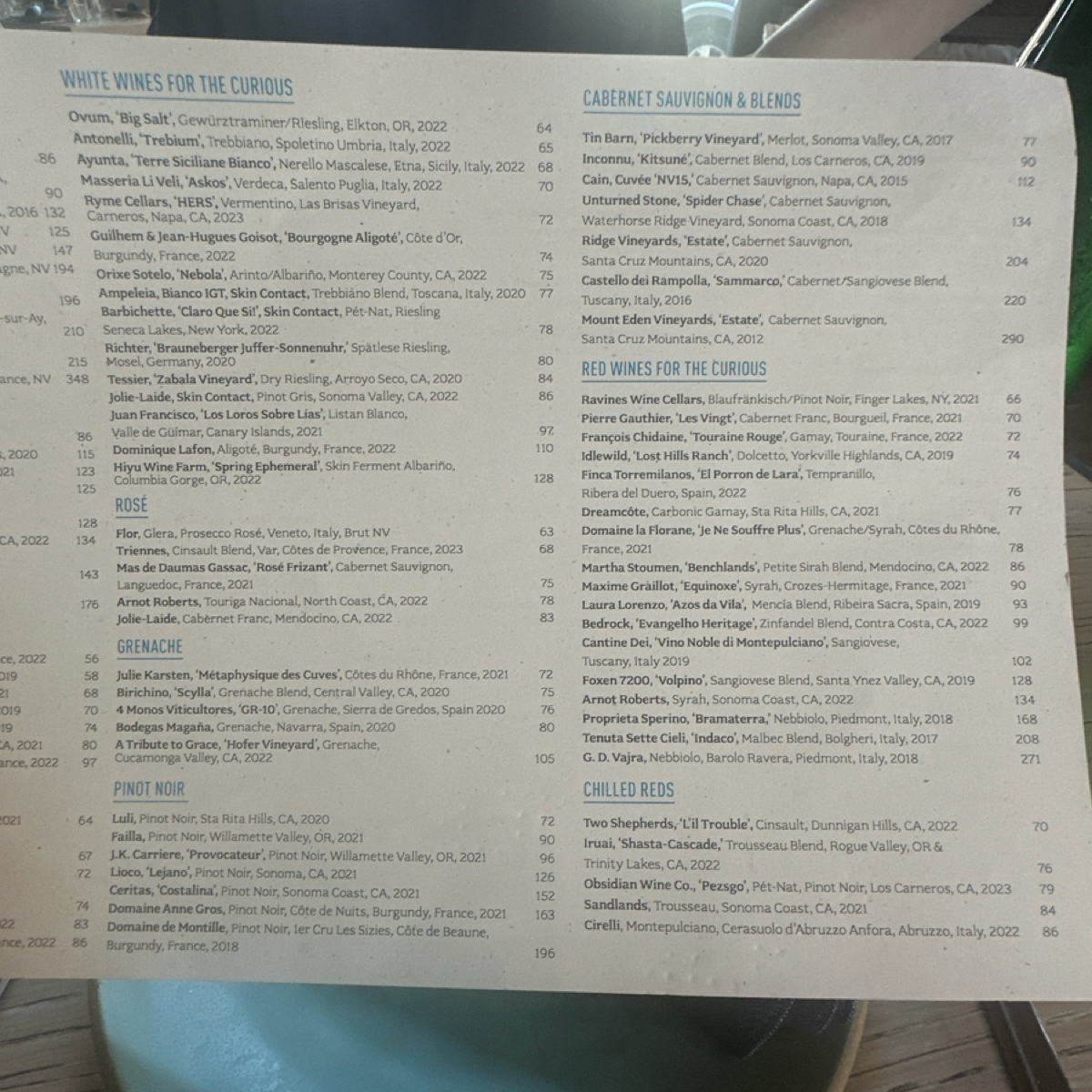 Menu image of Girl &amp; the Goat Los Angeles:  shot by DeniseWang