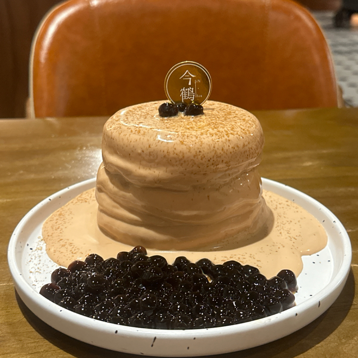 Meal image of JiNHER 今鶴 台南安平店: 奶茶舒芙蕾不錯 shot by Luna一枚小吃貨