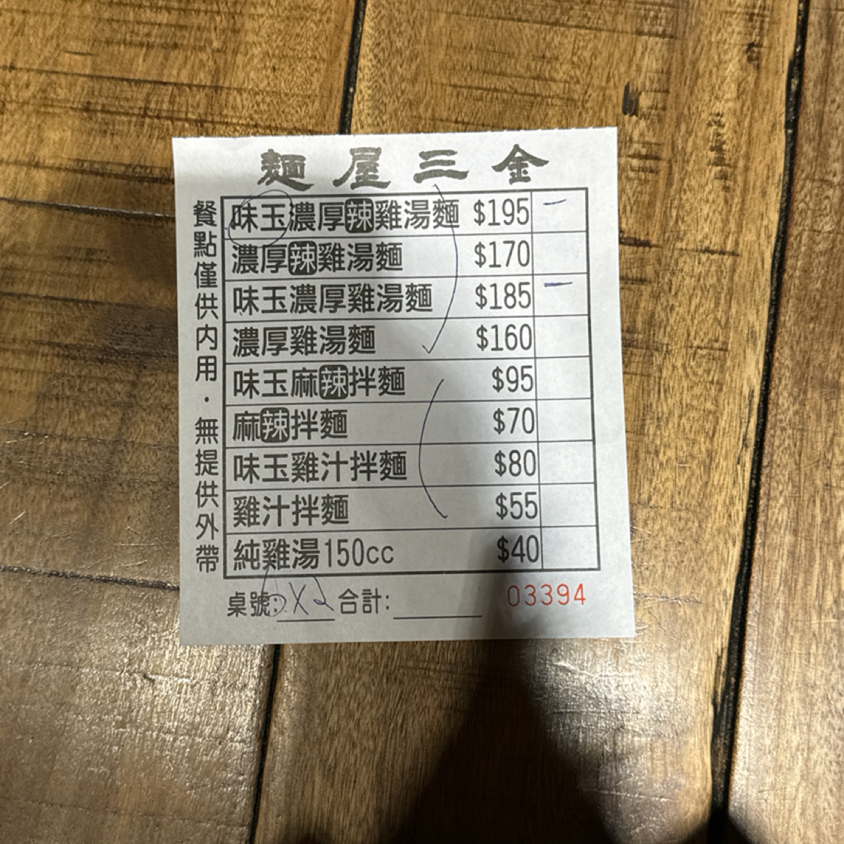 Menu image of 麵屋三金:  shot by Jenny_u.2