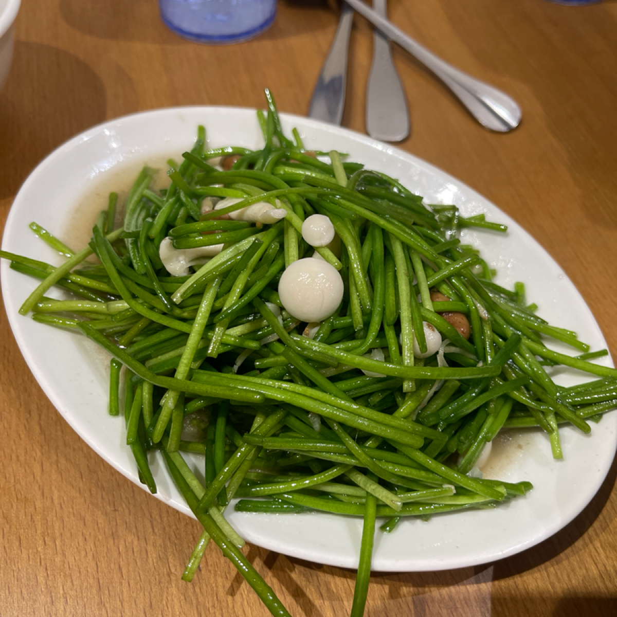 Meal image of 金香Jin pang: - 破布子炒水蓮 $120 shot by 等下吃什麼